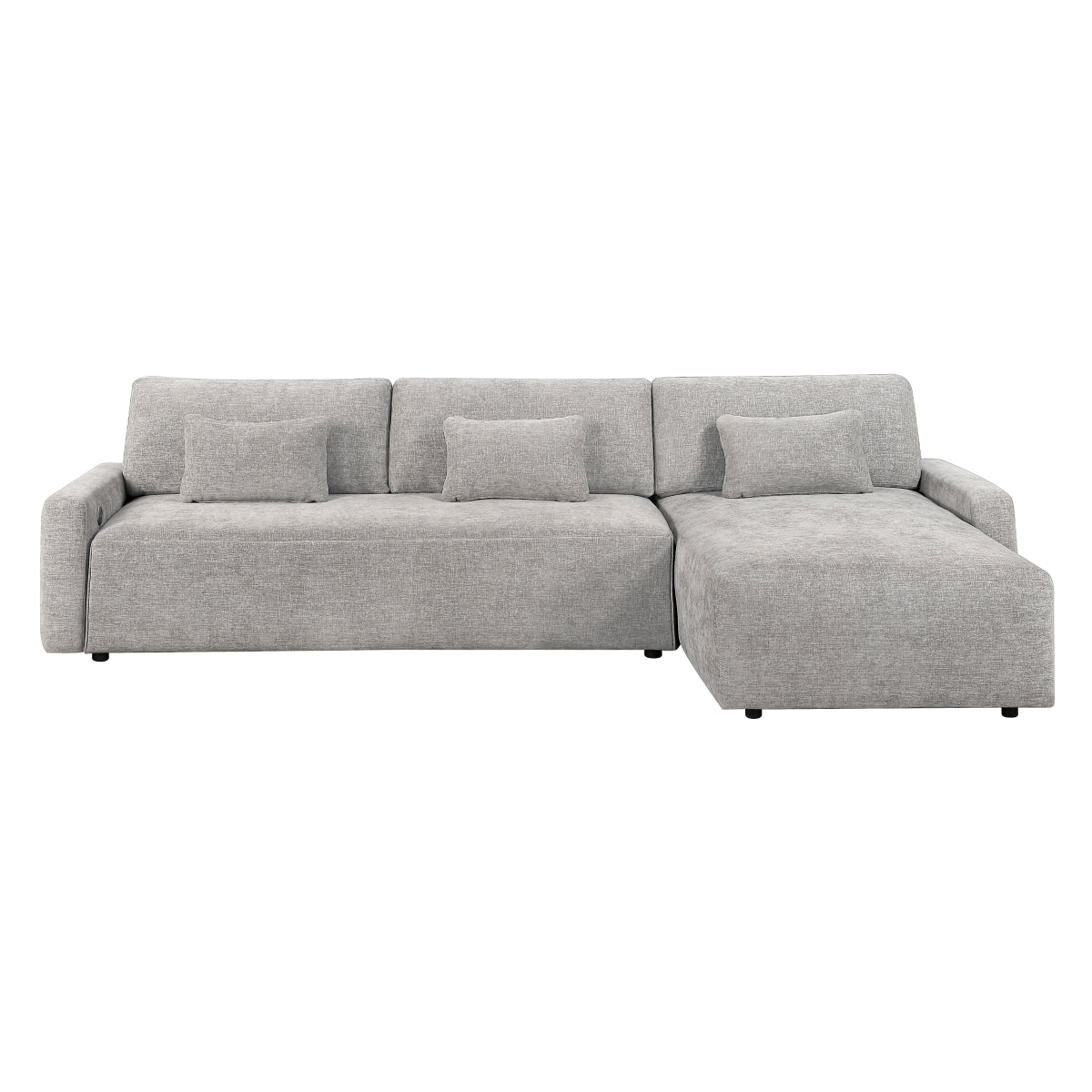 Cumulus 2-Piece Sectional with Convertible Queen Sleeper and Right Side Chaise