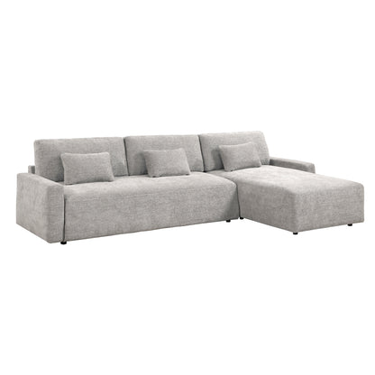 Cumulus 2-Piece Sectional with Convertible Queen Sleeper and Right Side Chaise
