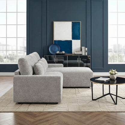 Cumulus 2-Piece Sectional with Convertible Queen Sleeper and Right Side Chaise