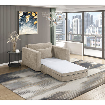 Cumulus Convertible Sleeper Chair with Charging Ports