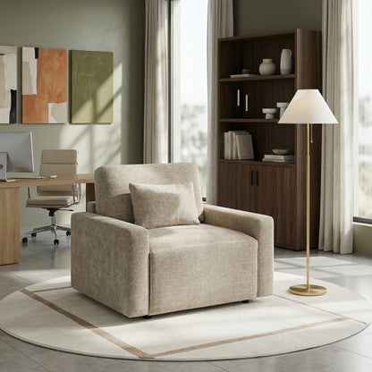 Cumulus Convertible Sleeper Chair with Charging Ports