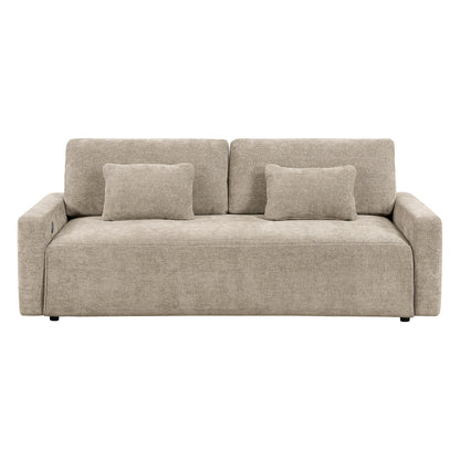 Cumulus Convertible Queen Sleeper Sofa with Charging Ports