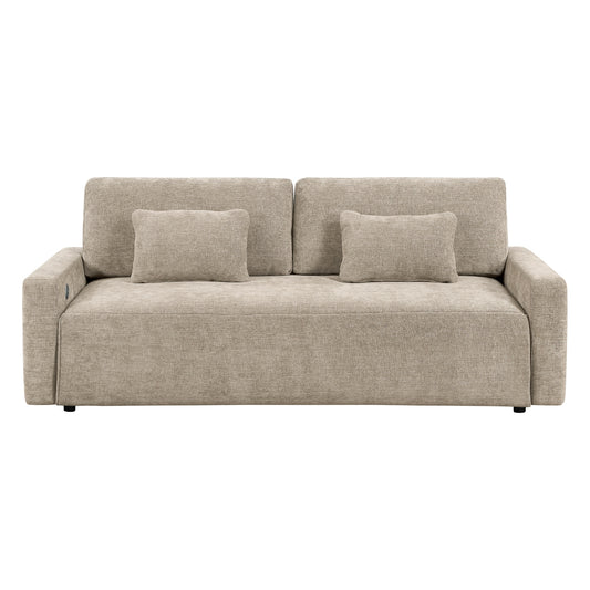 Cumulus Convertible Queen Sleeper Sofa with Charging Ports