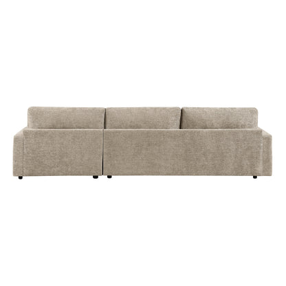 Cumulus 2-Piece Sectional with Convertible Queen Sleeper and Right Side Chaise