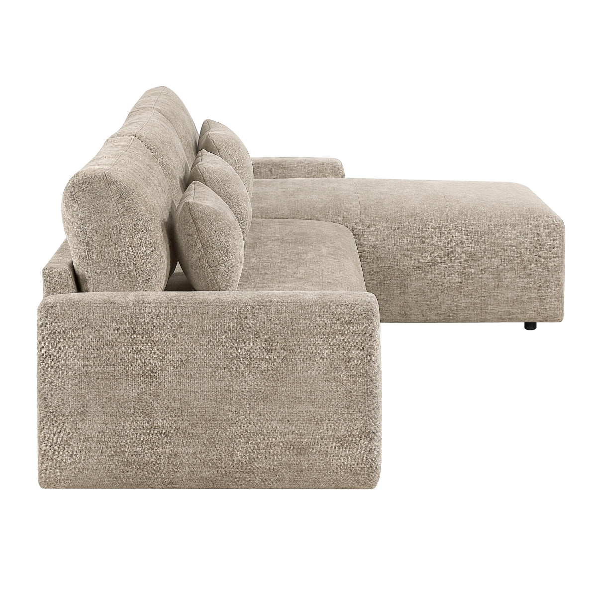 Cumulus 2-Piece Sectional with Convertible Queen Sleeper and Right Side Chaise