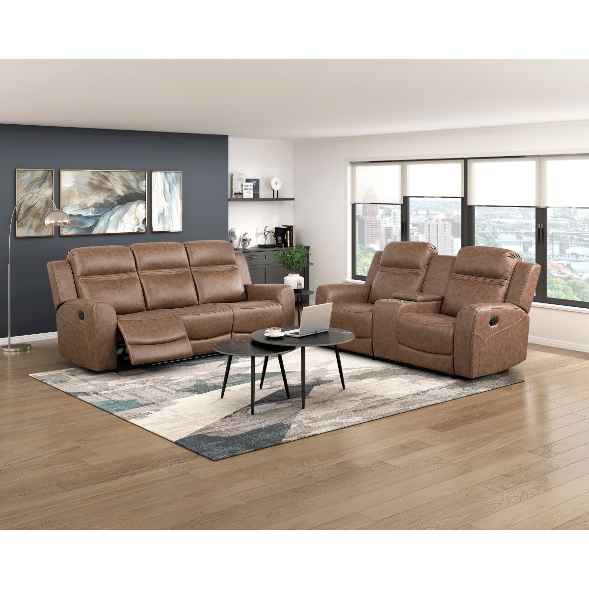 Hearth 2-Piece Living Room Set (Sofa and Love Seat)