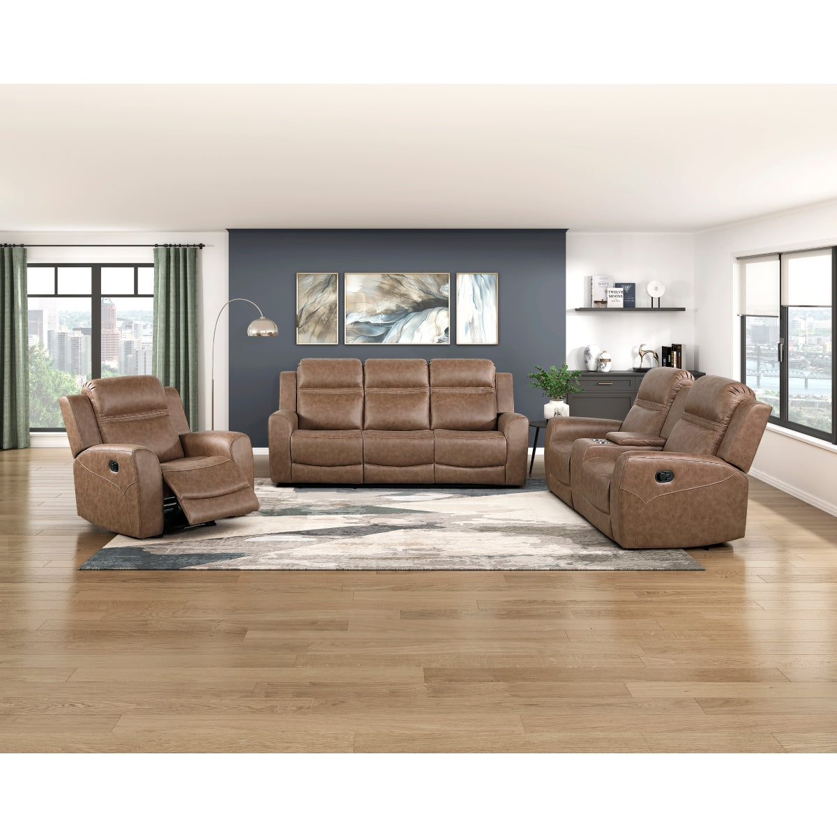 Hearth 2-Piece Living Room Set (Sofa and Love Seat)