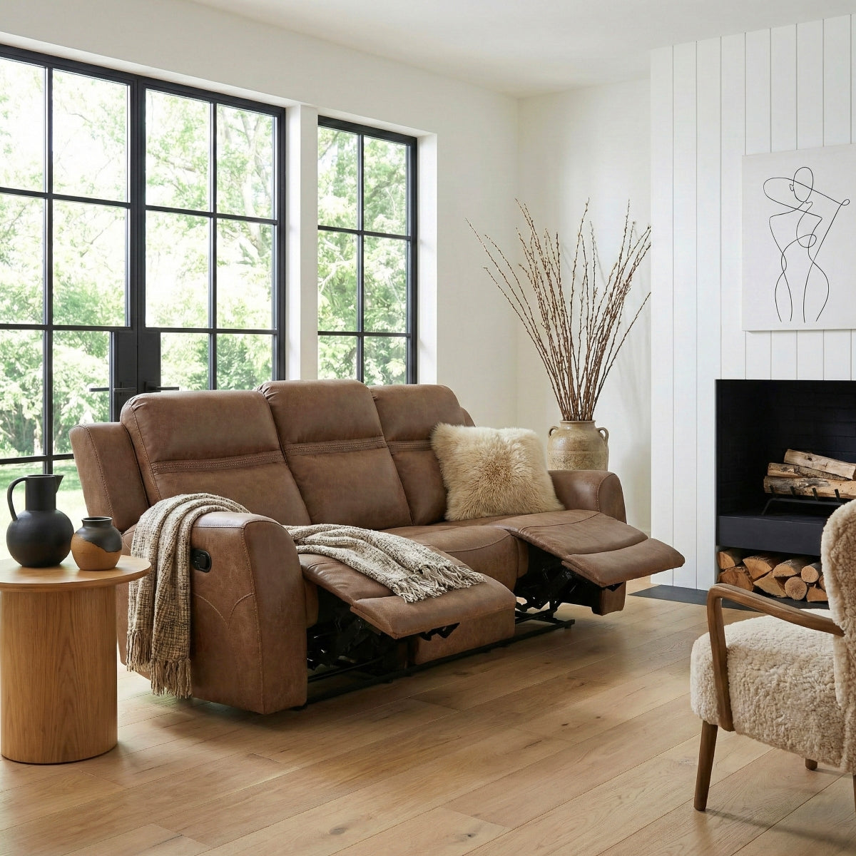 Hearth Double Reclining Sofa