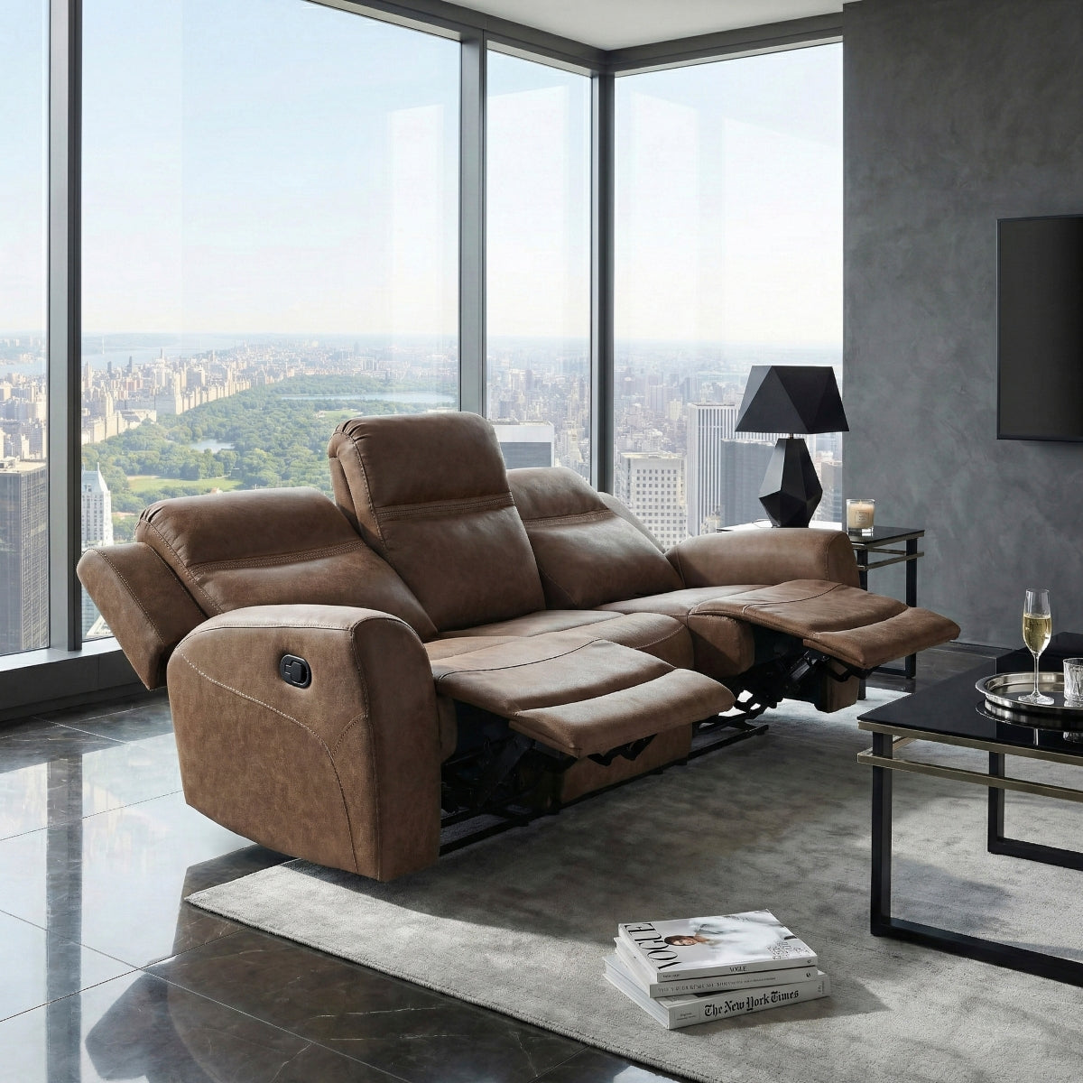 Hearth Double Reclining Sofa