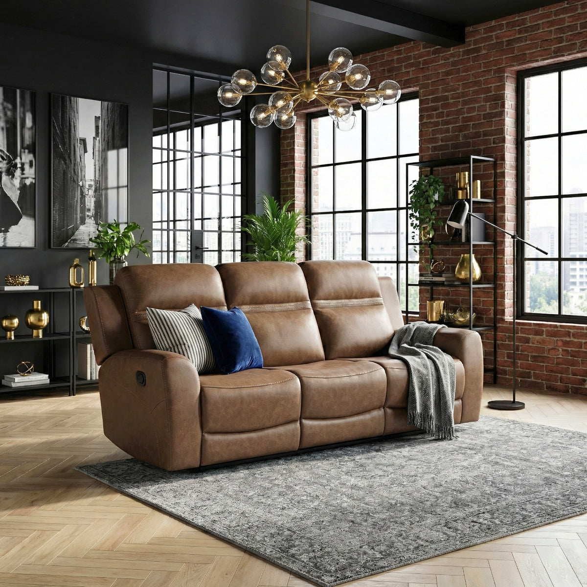 Hearth Double Reclining Sofa