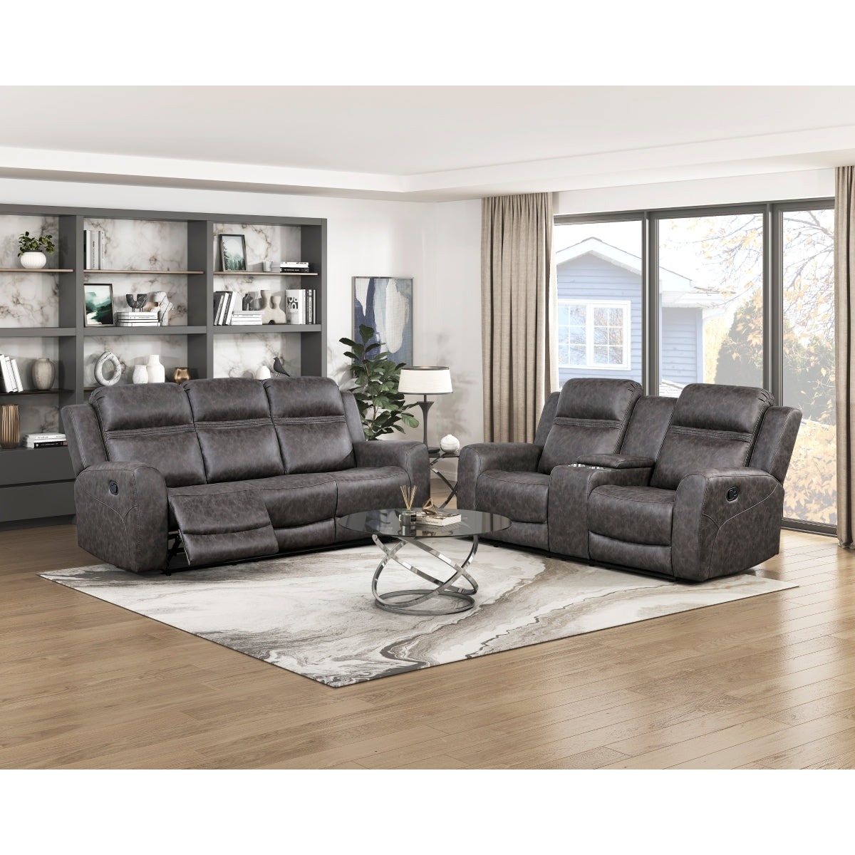Hearth 2-Piece Living Room Set (Sofa and Love Seat)
