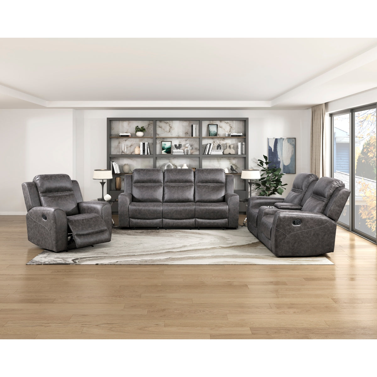 Hearth 2-Piece Living Room Set (Sofa and Love Seat)