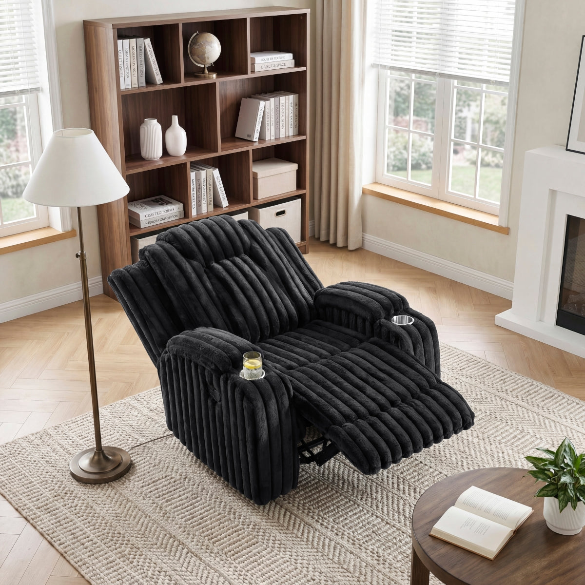 Phyllis Reclining Chair with Cup Holders