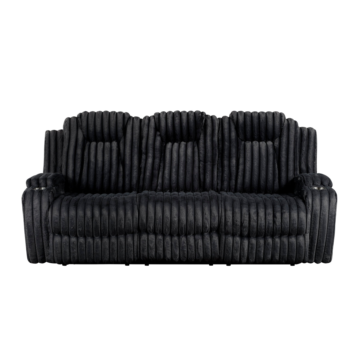 Phyllis Double Reclining Sofa with Cup Holders