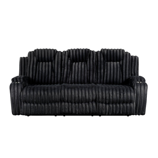 Phyllis Double Reclining Sofa with Cup Holders