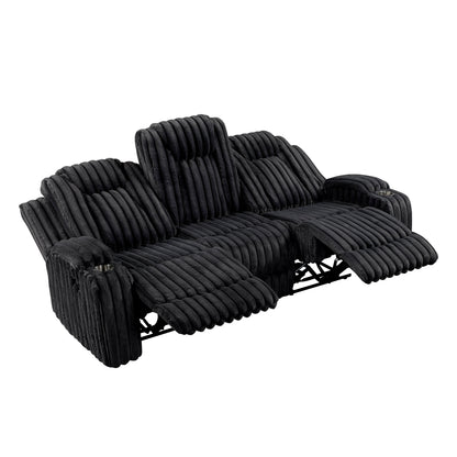 Phyllis Double Reclining Sofa with Cup Holders