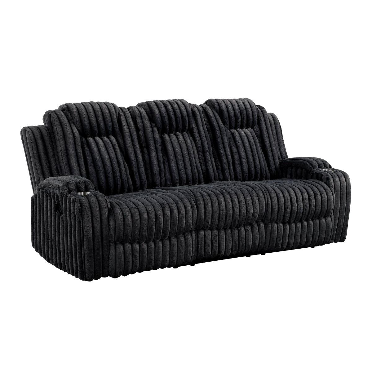Phyllis Double Reclining Sofa with Cup Holders