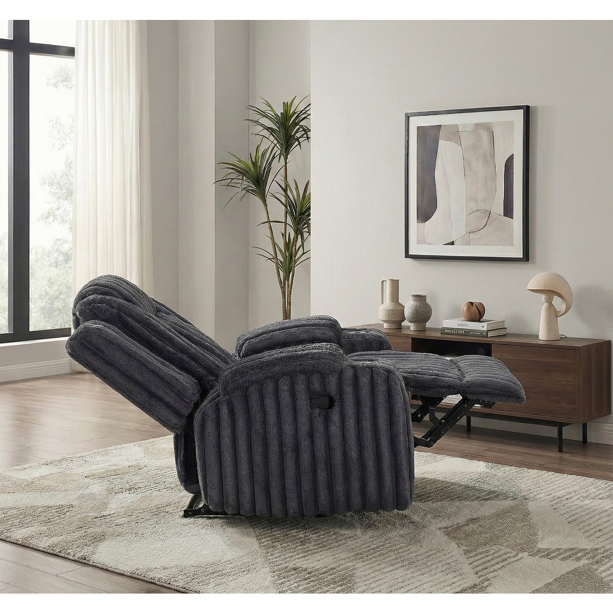 Phyllis Reclining Chair with Cup Holders