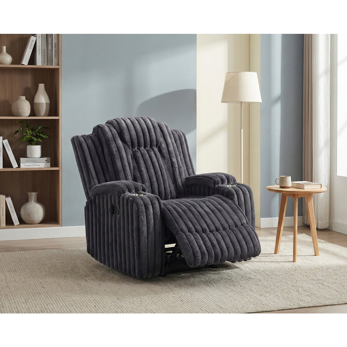 Phyllis Reclining Chair with Cup Holders