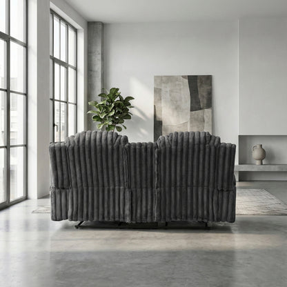 Phyllis Double Reclining Love Seat with Center Console and Cup Holders