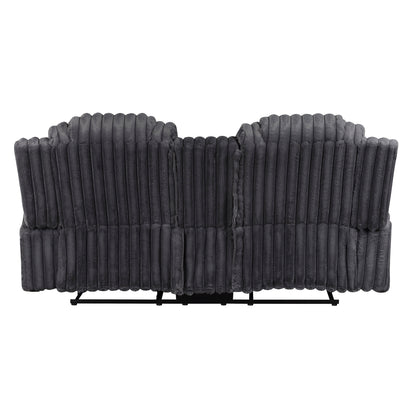 Phyllis Double Reclining Love Seat with Center Console and Cup Holders