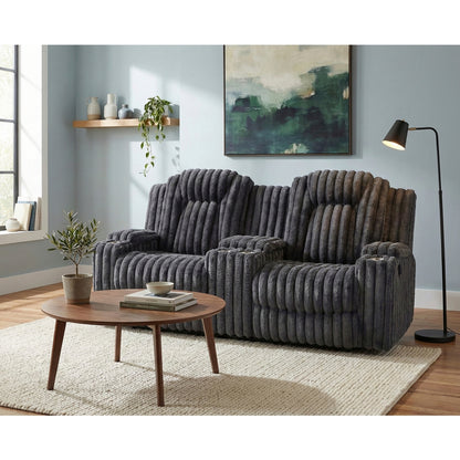 Phyllis Double Reclining Love Seat with Center Console and Cup Holders