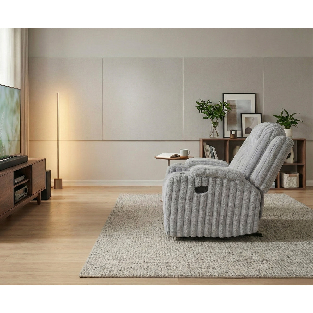 Phyllis Reclining Chair with Cup Holders