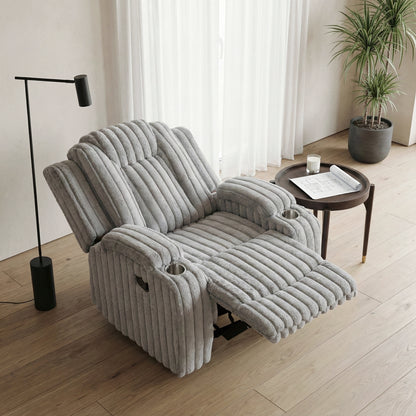 Phyllis Reclining Chair with Cup Holders