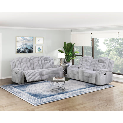 Phyllis Double Reclining Sofa with Cup Holders