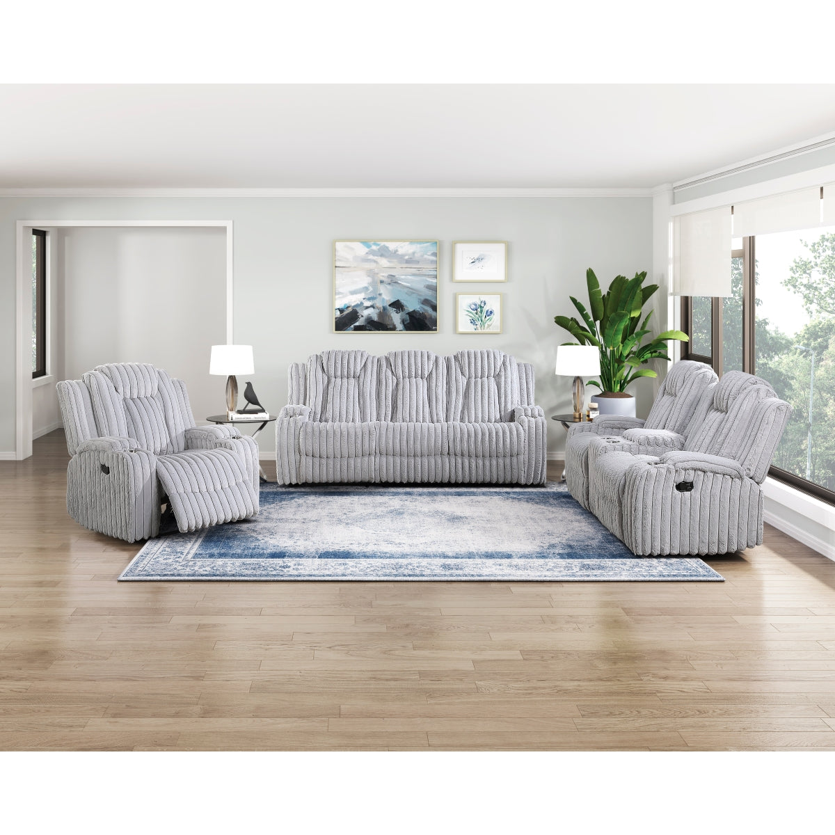 Phyllis Reclining Chair with Cup Holders