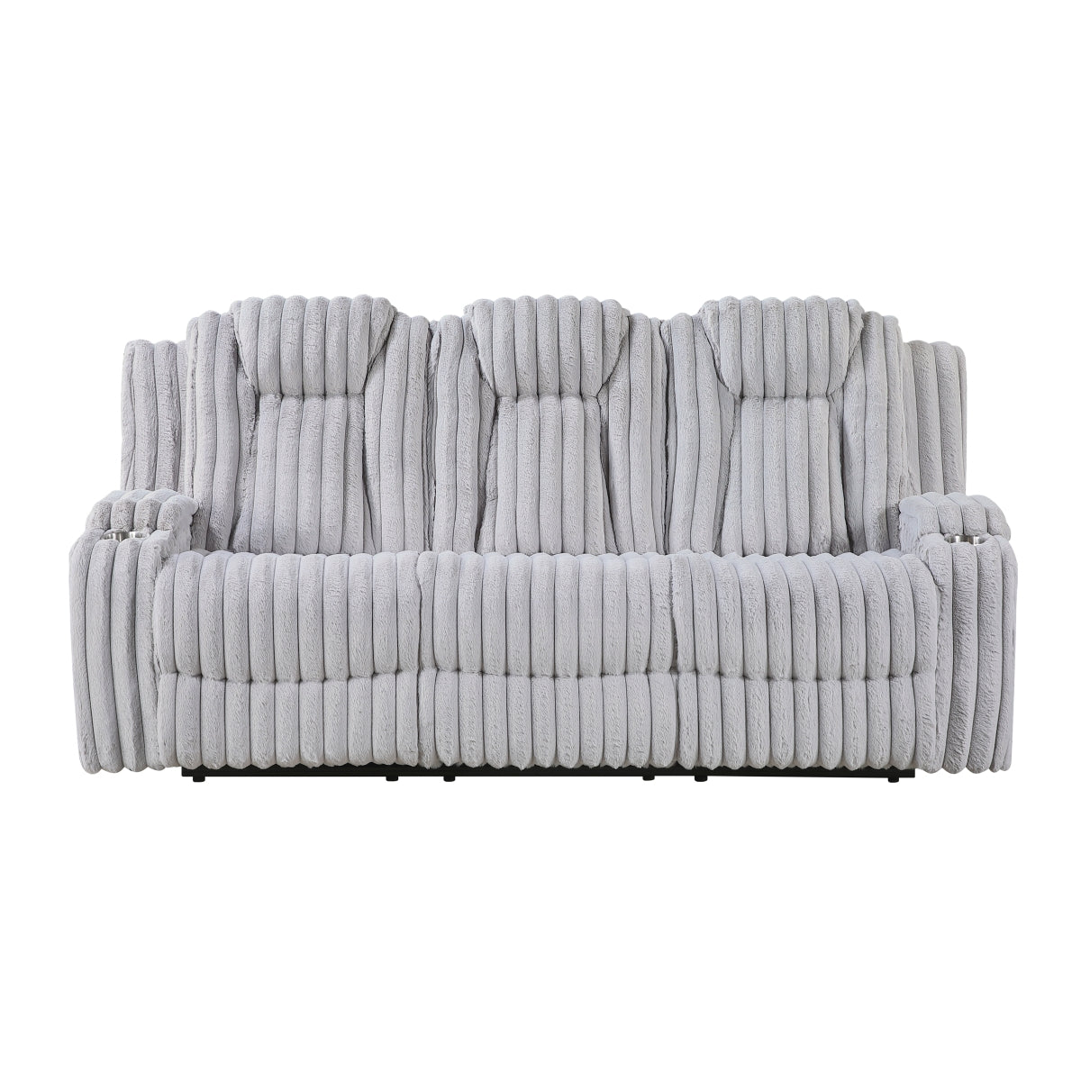 Phyllis Double Reclining Sofa with Cup Holders