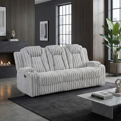 Phyllis Double Reclining Sofa with Cup Holders
