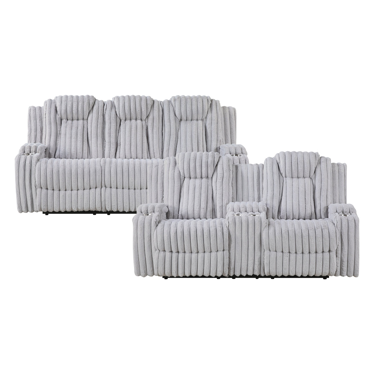 Phyllis 2-Piece Living Room Set (Sofa and Love Seat)
