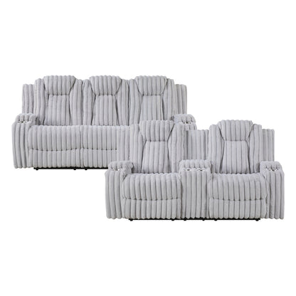 Phyllis 2-Piece Living Room Set (Sofa and Love Seat)