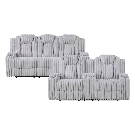 Phyllis 2-Piece Living Room Set (Sofa and Love Seat)