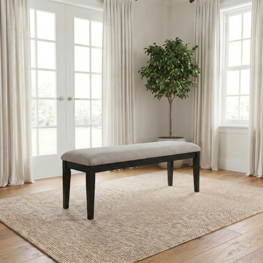 Chesapeake Charm Dining Bench (RTA) - Black