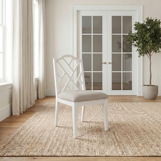 Chesapeake Charm Lattice Back Side Chair (RTA)