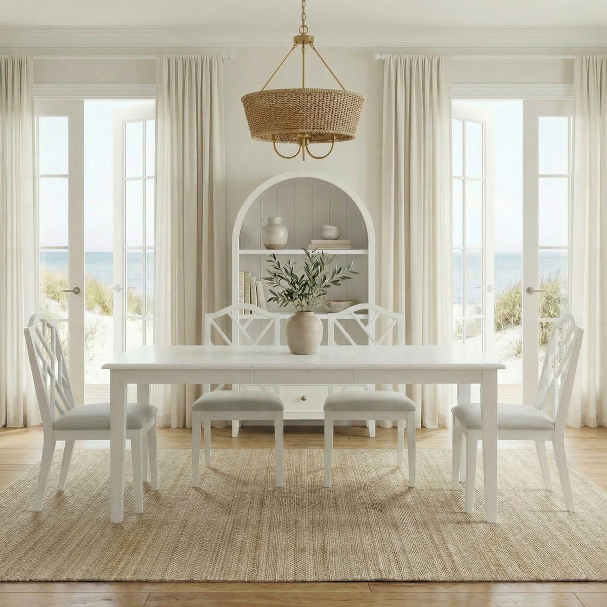 Chesapeake Charm 5 Piece Rectangular Table Set