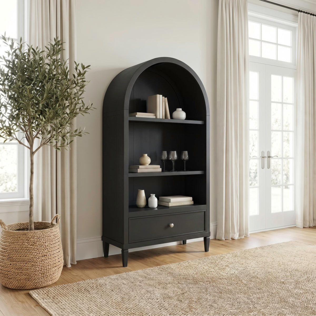 Chesapeake Charm Display Cabinet - Black