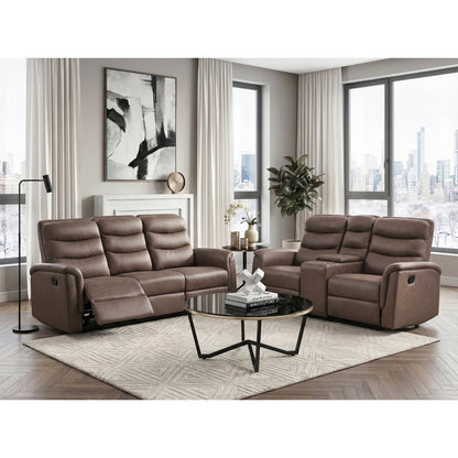 Metric 2-Piece Living Room Set (Sofa and Love Seat)