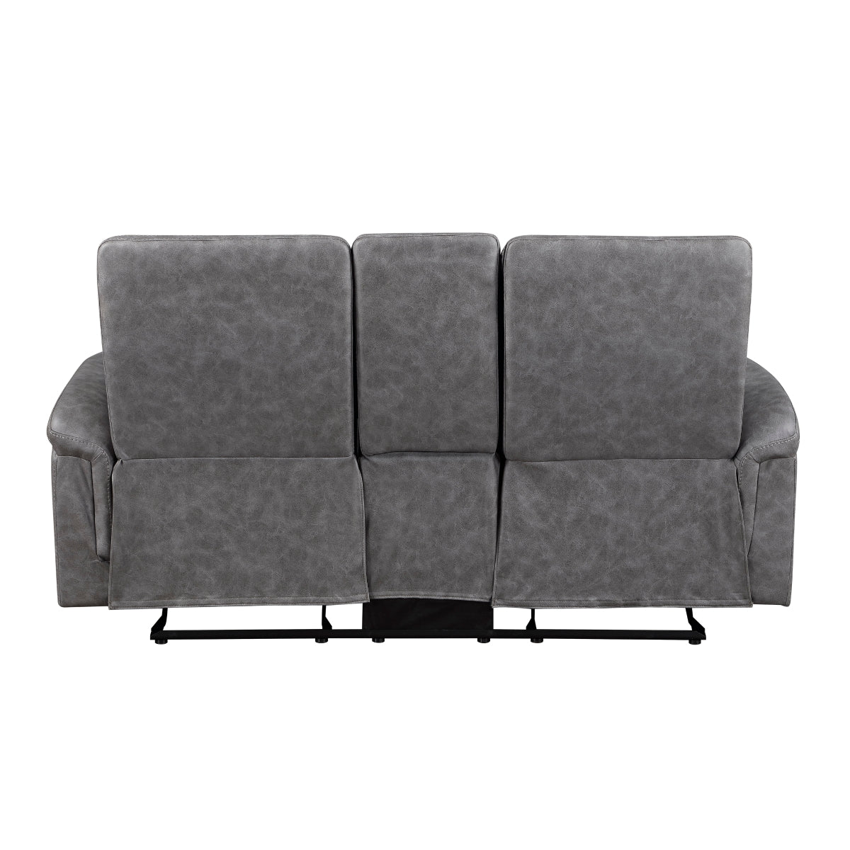 Metric Double Glider Reclining Love Seat with Center Console