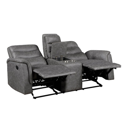 Metric 2-Piece Living Room Set (Sofa and Love Seat)