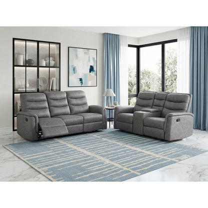 Metric 2-Piece Living Room Set (Sofa and Love Seat)