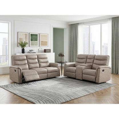 Metric 2-Piece Living Room Set (Sofa and Love Seat)