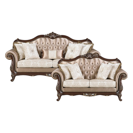 Regal 2-Piece Living Room Set (Sofa and Love Seat)
