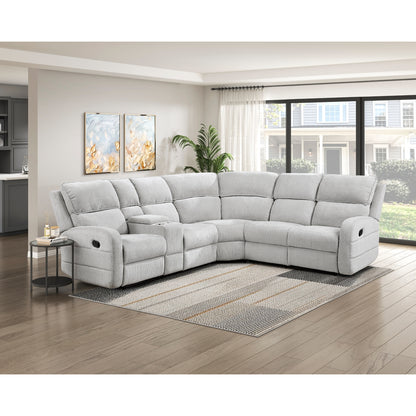 Thorne 3-Piece Reclining Sectional with Left Console
