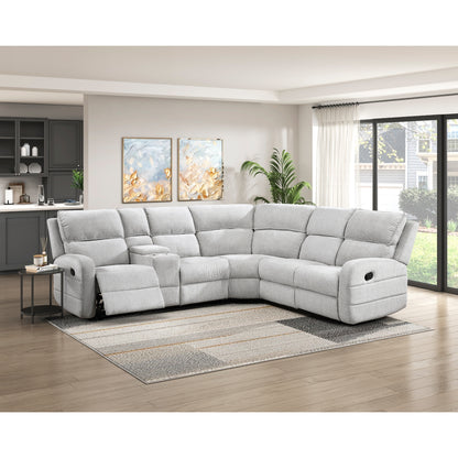 Thorne 3-Piece Reclining Sectional with Left Console