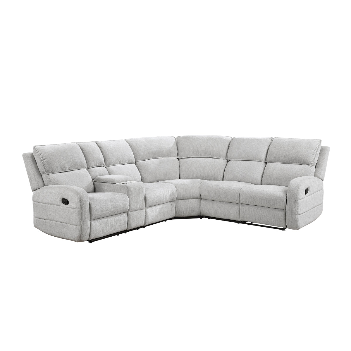 Thorne 3-Piece Reclining Sectional with Left Console