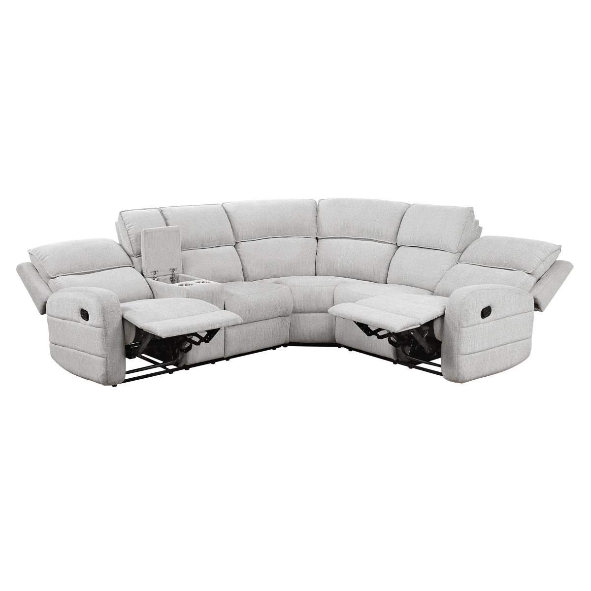 Thorne 3-Piece Reclining Sectional with Left Console