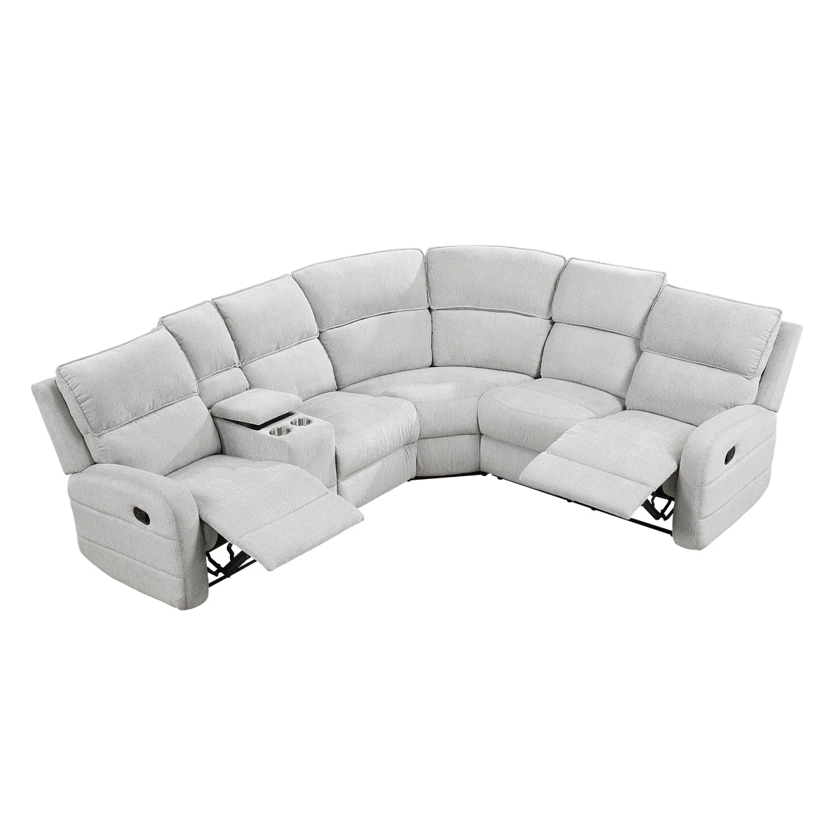 Thorne 3-Piece Reclining Sectional with Left Console